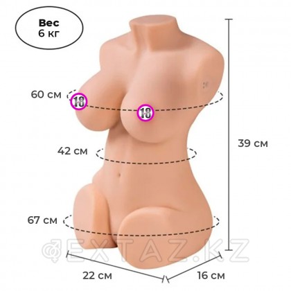 Мастурбацияға арналған екі есікті сексуалды әйел денесі Wendy от sex shop Extaz фото 2
