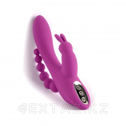 Вибратор-кролик с анальной стимуляцией Desire Luxury Triple Pleasure от sex shop Extaz фото 3