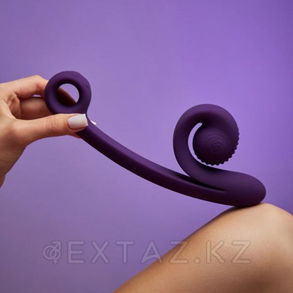 SVibe Snail CURVE Қос ынталандыру вибраторы күлгін от sex shop Extaz фото 7