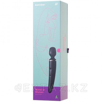 Satisfyer Wand - W Women black діріл массажы от sex shop Extaz фото 2