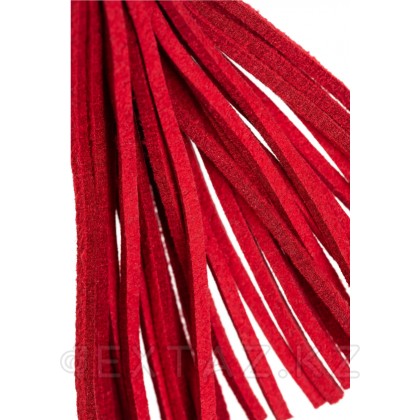 Зажимы на соски «прищепки» с кисточками из замши красные - extaz.kz фото 2 Күдері щеткалары бар