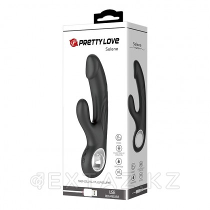 Вибратор со стимулятором клитора 