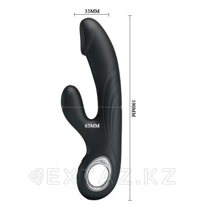 Вибратор со стимулятором клитора 