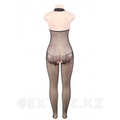 Боди-сетка черная с цветочным принтом (XS-M) от sex shop Extaz фото 6