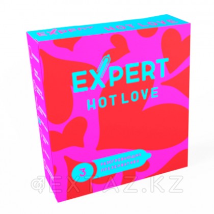 EXPERT Hot love презервативтері, жылыту әсері бар, 3 дана от sex shop Extaz фото 2