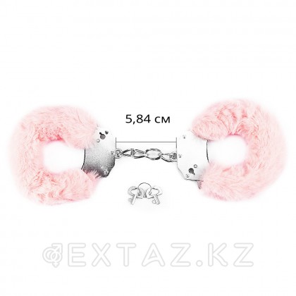 Қызғылт жүнді кісендер-FETISH PLEASURE от sex shop Extaz фото 2