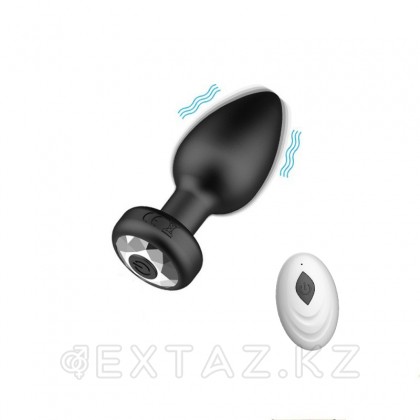 Қашықтан басқару пульті бар анальды діріл тығын от sex shop Extaz фото 5