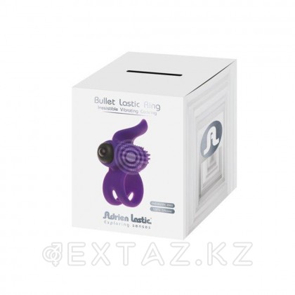 Виброкольцо эрекционное Adrien Lastic Bullet Lastic күлгін от sex shop Extaz фото 5