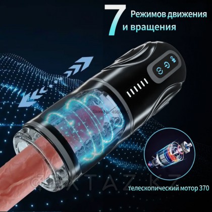 Стендте үйкеліс және айналу функциясы бар автоматты мастурбатор от sex shop Extaz фото 7