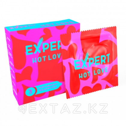 EXPERT Hot love презервативтері, жылыту әсері бар, 3 дана от sex shop Extaz фото 3