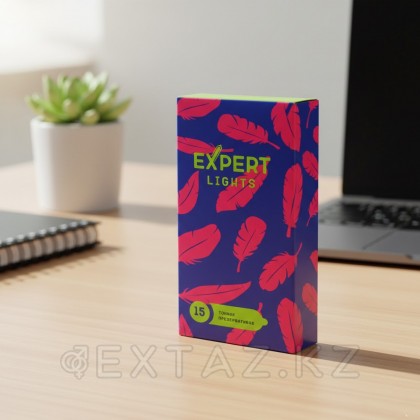 EXPERT lights презервативтері № 12+3 (ультра жұқа), 12 + 3 дана. от sex shop Extaz фото 2
