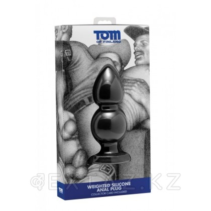 Анальная пробка с двумя шариками, 14 см - Tom of Finland от sex shop Extaz фото 4
