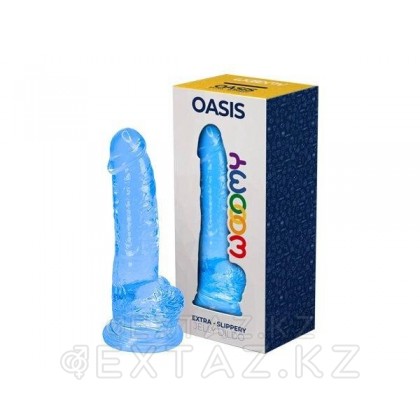 WOOOMY ұсынған көк Oasis dildo ұсынылды (15 * 4,5 см.) от sex shop Extaz фото 2