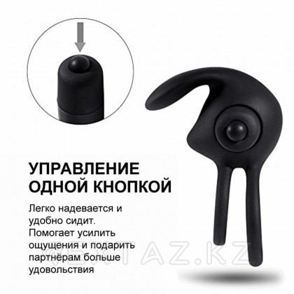 Power duo clit cockring эрекциялық діріл сақинасы от sex shop Extaz фото 4