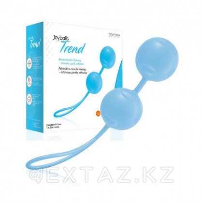 Joyballs Вагинальные шарики Trend голубые матовые от sex shop Extaz