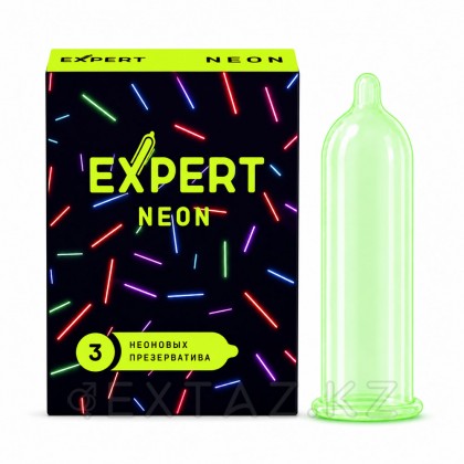 EXPERT neon презервативтері 3 дана. (жарқыраған) от sex shop Extaz