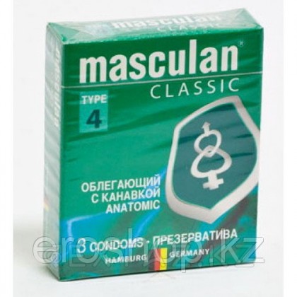 Презервативы Masculan облегающие с конавкой от sex shop Extaz