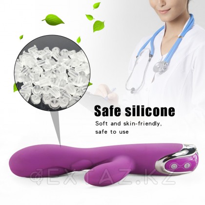 Вибратор с клиторальным стимулятором  Enchanted Bunny фиолетовый от sex shop Extaz фото 4