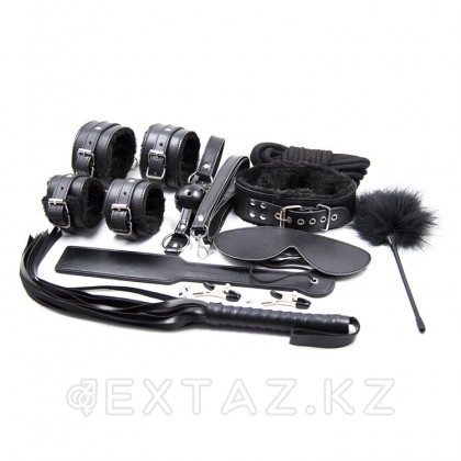 Набор БДСМ из 10 предметов (черный) от sex shop Extaz