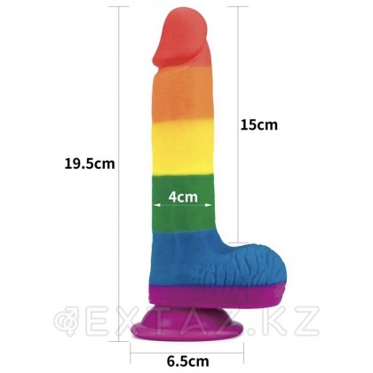 Фаллоимитатор цветной Prider на присоске (15,5*4) от sex shop Extaz фото 11