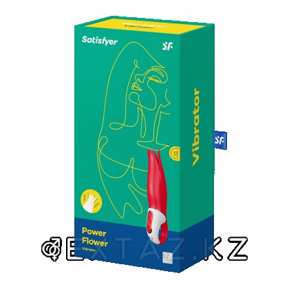 Satisfyer Vibes Power Flower діріл массажы, 18,5 см от sex shop Extaz фото 7
