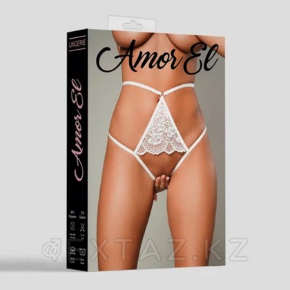 Ақ (M)қол жетімді ашық трусики от sex shop Extaz фото 3