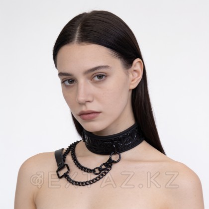 Luxury fetish Қарғыбауы бар жаға қара от sex shop Extaz фото 4