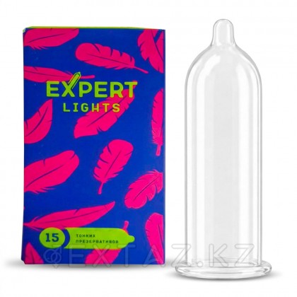 EXPERT lights презервативтері № 12+3 (ультра жұқа), 12 + 3 дана. от sex shop Extaz