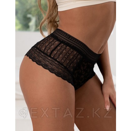 Трусики бразилиана Floral Lace черные (размер 3XL) от sex shop Extaz фото 9