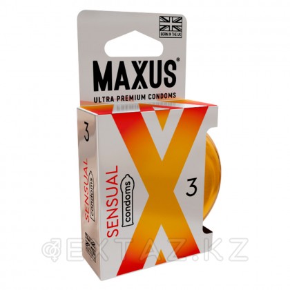 MAXUS X-Edition sensual презервативтері, анатомиялық пішін, 3 дана от sex shop Extaz фото 3