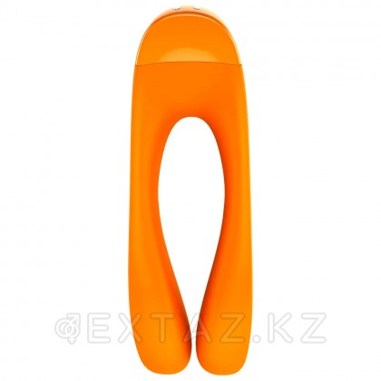 Satisfyer candy cane шағын саусақ вибраторы қызғылт сары от sex shop Extaz фото 2