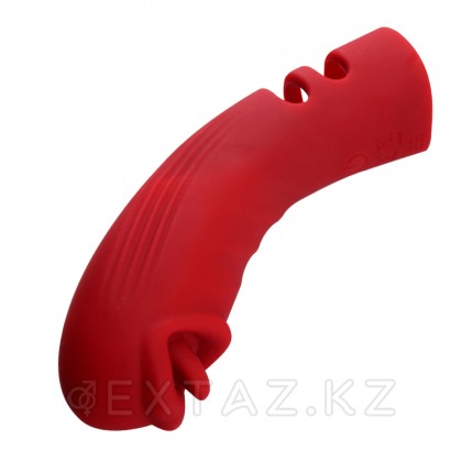 Қосымша ынталандырумен саусаққа арналған силикон вибраторы от sex shop Extaz фото 14