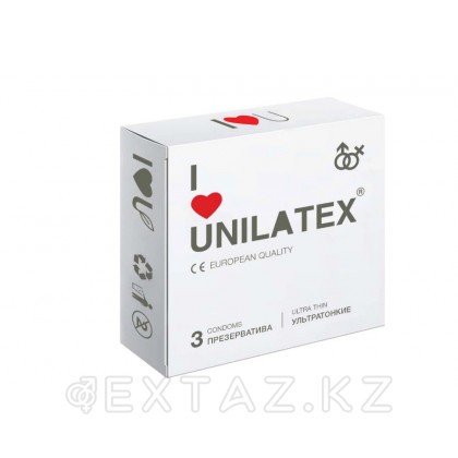 Unilatex Ultrathin 3 шт. Презервативы ультратонкие от sex shop Extaz