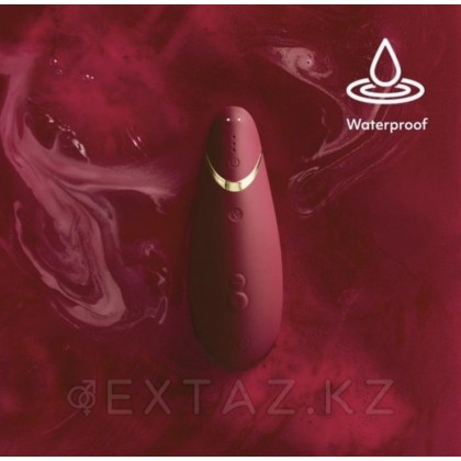 Байланыссыз клиторлық стимулятор Womanizer Premium 2 Бургундия от sex shop Extaz фото 6