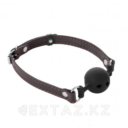 Қара белдіктермен және қарама-қарсы тігіспен 3.8 см гаг от sex shop Extaz