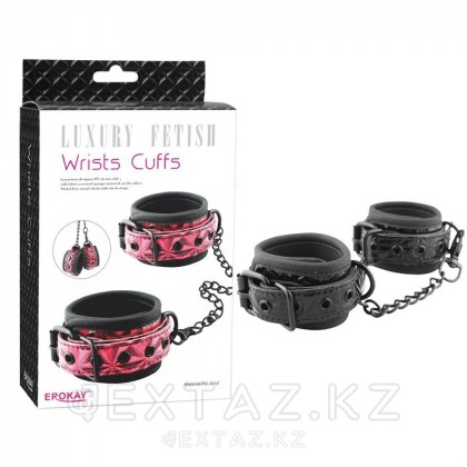 Luxury fetish тізбегіндегі кісендер қара түсті от sex shop Extaz фото 2