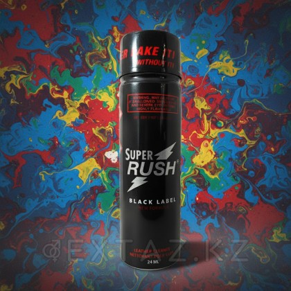 Попперс Super RUSH black label Long 24 мл. от sex shop Extaz фото 4