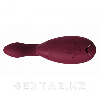Бесконтактный клиторальный стимулятор Womanizer Duo бордовый от sex shop Extaz фото 7