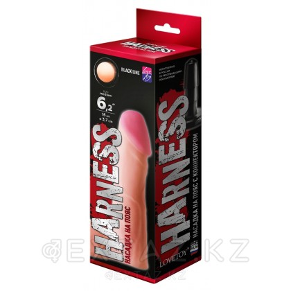 Black LINE коннекторы бар HARNESS Страпон қондырмасы (160*37) от sex shop Extaz фото 8
