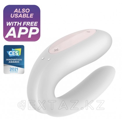 Вибратор для пар Satisfyer Partner Double Joy (белый) от sex shop Extaz фото 3