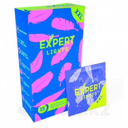 EXPERT Light XXL презервативтері, ультра жұқа, үлкейтілген, 15 дана от sex shop Extaz фото 3