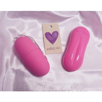 Вибро яйцо с пультом, 20 режимов, розовое от sex shop Extaz фото 2