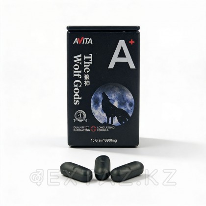 The Wolf Gods эрекцияны ұзартуға арналған құрал (10 таблетка) от sex shop Extaz