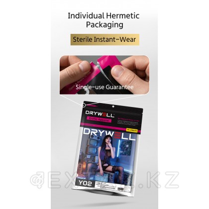 Drywell (S-M)шұлықтарын имитациялайтын эротикалық дене торы от sex shop Extaz фото 10