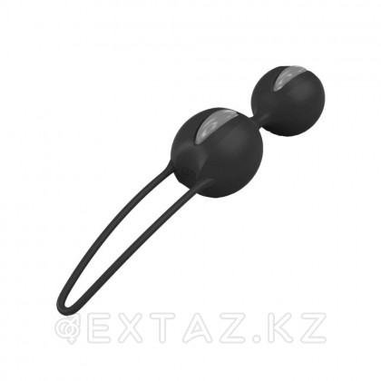 Қынаптық шарлар Fun factory SMARTBALLS DUO, қара-сұр от sex shop Extaz фото 2