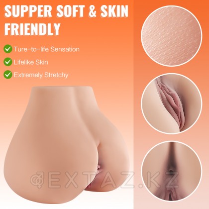 Шынайы Қос мастурбатор Ashley (қынап+анус) от sex shop Extaz фото 7