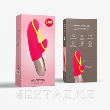 Көңілді фабриканың AMORINO вибраторы (қызғылт / алтын) от sex shop Extaz фото 3