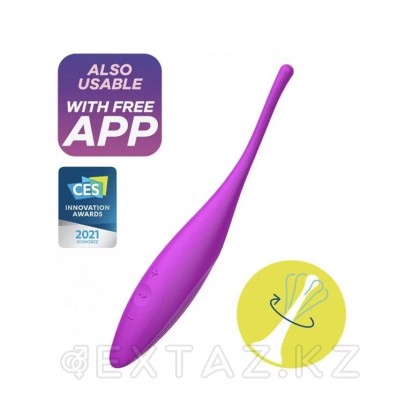 Satisfyer twirling Joy Fuchsia клиторлық вибраторы от sex shop Extaz фото 2