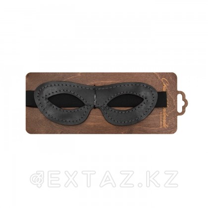 Открытая маска из натуральной кожи, овальная - extaz.kz фото 2 Ашық шынайы былғары маска, сопақ от sex shop Extaz фото 2