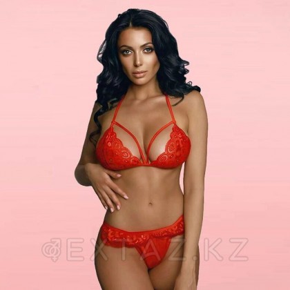 Granada қызыл эротикалық іш киім жиынтығы (L / XL) от sex shop Extaz